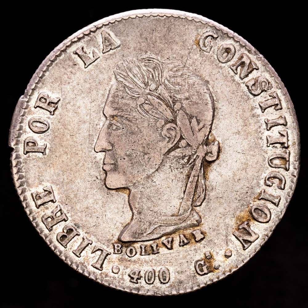 República de Bolivia. 8 Soles. (20,36 g.). Potosí. 1863. Ensayador F·P. KM-138.6. VF.