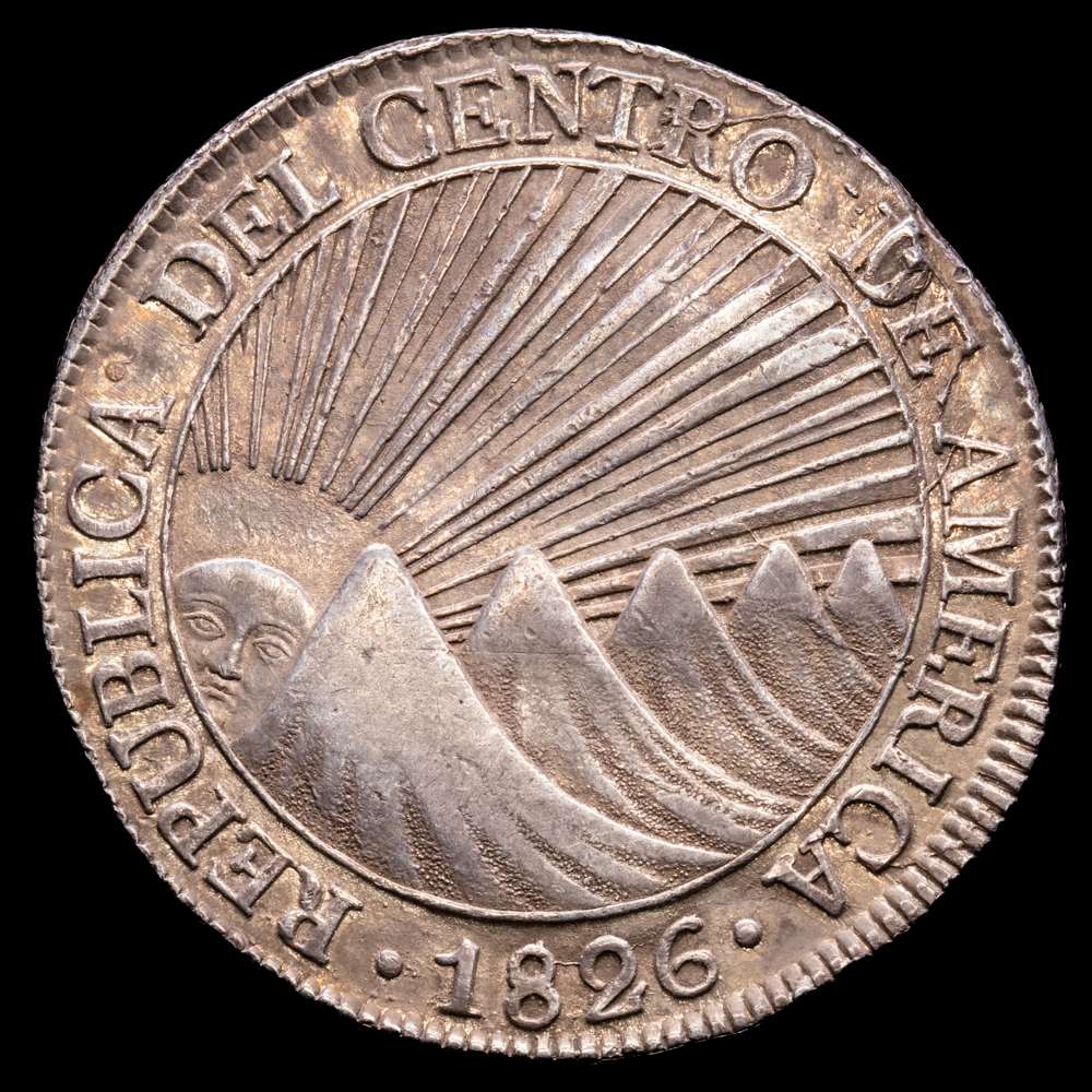 República de Centroamérica. 8 Reales. (26,83 g.). Nueva Guatemala. 1826. M. KM-4. MBC+.
