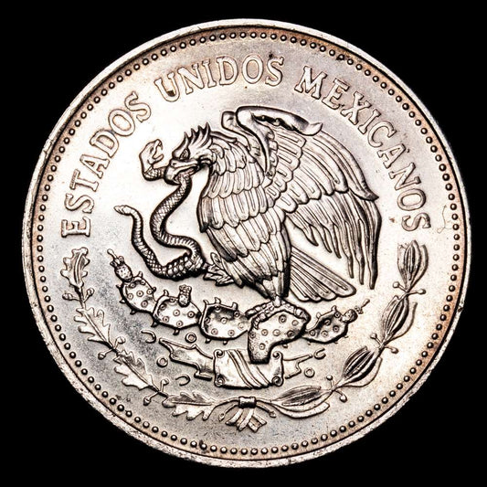 México – Luis Cardenas. 100 Pesos. (31,13 g.). México. 1988. KM-533. UNC. Nacionalización de la industria petrolera.