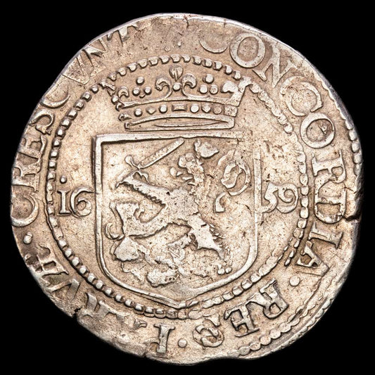 Holanda. Rijkdaalder. Zelanda. 1659. DELM-975. MBC+.