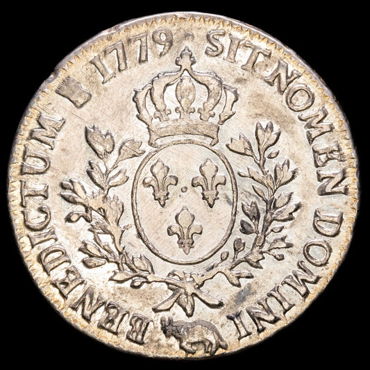 Francia. Luis XVI. 1 Ecu (29,30 g.). Pau. 1779. G-356A. UNC-.