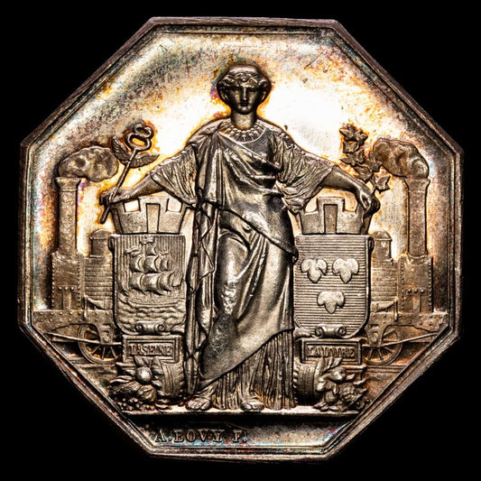 Francia – Luis Felipe I. Jetón. (23,62 g.). París. 1838. GAD-3370. UNC. Brillo original