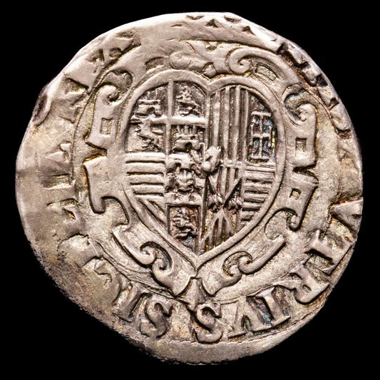 1622. Felipe IV. Nápoles. MC/C. 1 tari. (Vti. 319) (MIR. 245/3). 5,88 g. MBC+.