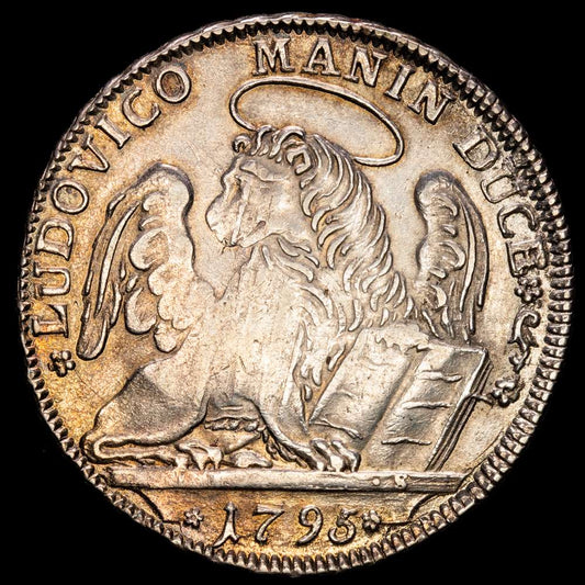 Italia – República Veneta. Tallero. (28,63g.). Venecia. 1795. KM-747. XF+.