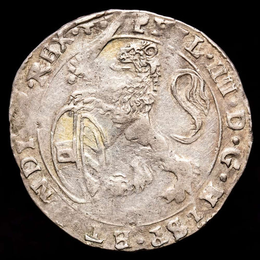 Paises Bajos – Felipe IV. Escalin. (5,17 g.). Brujas. 1623. VGH-333-6. MBC. Escasa.