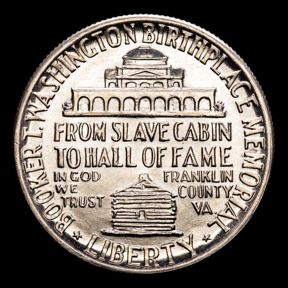 Estados Unidos 1/2 dólar 1951 KM# 198, N# 4400; Plata 12,50 g.; Memorial Booker T. Washington; Acuñación 51082 uds.; UNC con brillo original.