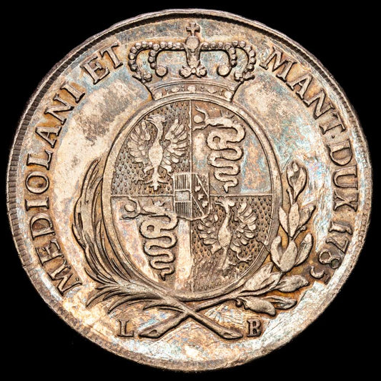 Italia – Ioseph II. Scudo. (22,89g.). Milan. 1785. KM-212. VF+.