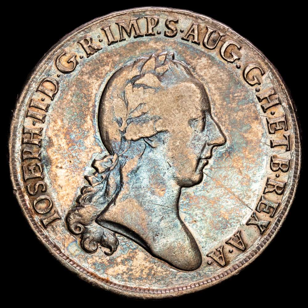 Italia – Ioseph II. Scudo. (22,89g.). Milan. 1785. KM-212. VF+.