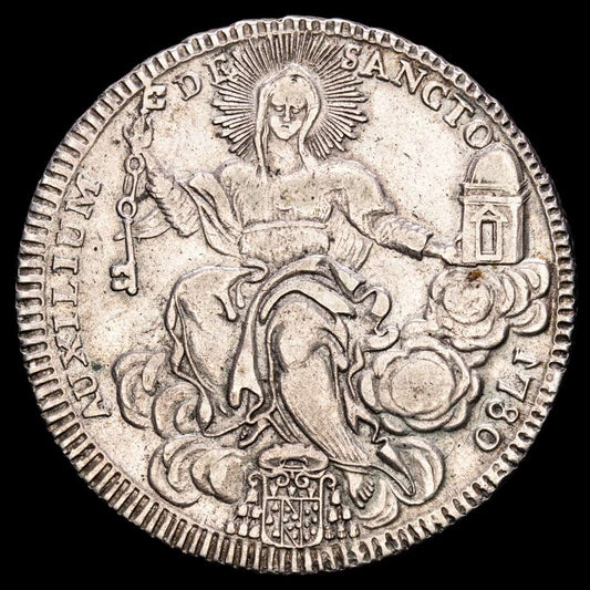 Vaticano – Pio VI. 1 Escudo. (26,45g.). 1780. KM-1216.1. VF+.