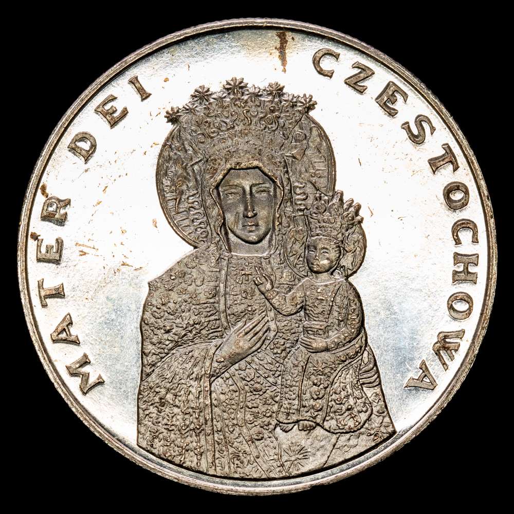 Juan Pablo II – Vaticano. Medalla. (13.73 g.). 1983. 34 mm Mater dei Czestochowa