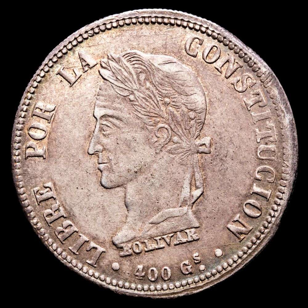 República de Bolivia. 8 Soles. (18,8g.). Potosí. 1860. Ensayador F·J. KM-138.6. EBC. Bonita pátina.